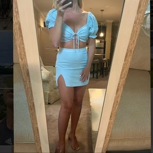 Always Angelic Blue Two Piece Set